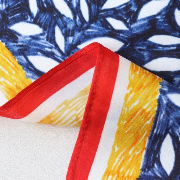 Pure Mulberry Flourish Flow Square Scarf Women Soft Head Neck Scarf Gift Packed - Picture 5 of 7